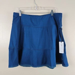 Jofit Blue Drop Down Waist Skort Long Size Large - Picture 1 of 6