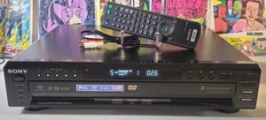 Sony CD Player 5 Disc Changer DVD/CD DVP-NC685V Tested w Cable & OEM Remote - Picture 1 of 10