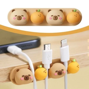 Silicone Cable Organizer Punch-free Charging Cable Storage - Photo 1/12