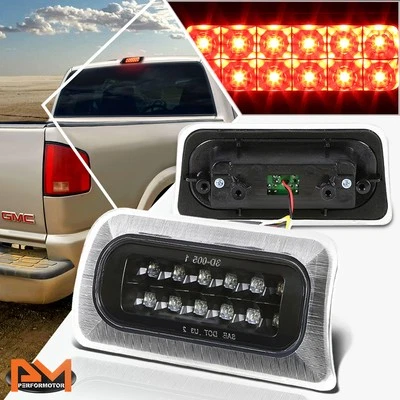 Para 94-03 Chevy S10/GMC Sonoma 2 filas LED tercera 3RD luz de freno trasero/lámpara negra Foto 1 de 4