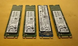 256GB M.2 2280 SSD Hard Drives (4 Total) Samsung, SanDisk - Afbeelding 1 van 2