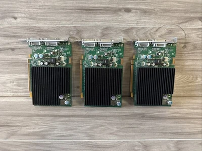 Lot 3 Vintage NVIDIA GeForce P345 PCI-E Graphic Video Card - Image 1 of 2