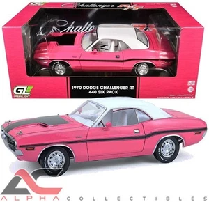 Greenlight 13699 1:18 1970 Dodge R/T techo rígido 440 paquete de 6 (rosa pantera) - Imagen 1 de 5