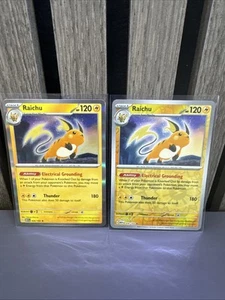 Pokemon Juego de Cartas Coleccionables Raichu Escarlata y Violeta 151 026/165 Holograma Inverso Raro LP. - Imagen 1 de 1