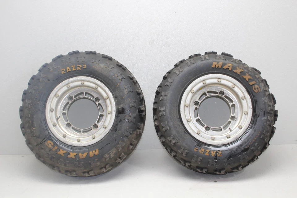 01-05 LLANTAS DELANTERAS YAMAHA RAPTOR 660R YFM660R DOUGLAS BEADLOCK  Foto 1 de 4