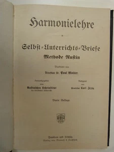 HARMONIELEHRE selbst unterrichts briefe RUSTIN - Imagen 1 de 1