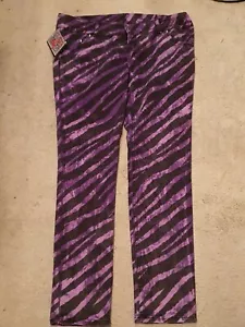 Jist Jeans / 34 / Purple Zebra Print / Low Rise / New with Tags - Picture 1 of 5