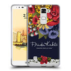 Official Frida Kahlo Red Florals Soft Gel Case For Lg Phones 3