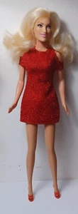 BARBIE ROTES GLITZER KLEID Pattlancaste-5 - Bild 1 von 6