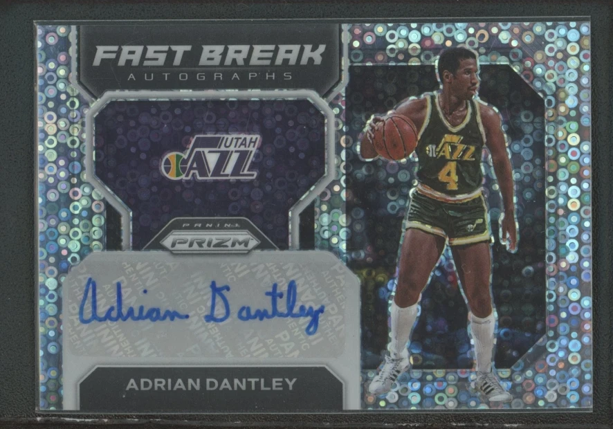 2022-23 Adrian Dantley Auto Panini Prizm Disco Fast Break - Image 1 of 2