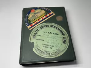 1960 Arnold Haskell & Wife Ballet Critic Visit USSR Photo Album People Places ++ - Picture 1 of 22
