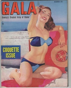 Gala Magazine Mar. 1952 Lili St. Cyr, Tempest Storm, Irish McCalla, Sheree North - Picture 1 of 2