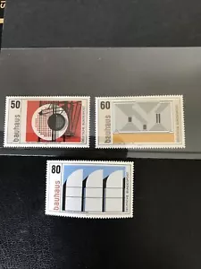 GERMANY STAMPS X 3 cv:£5.20 SET 1983 Birth Centenary of Walter Gropius MNH - Picture 1 of 1