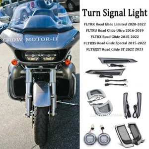LED Headlight Turn Signal Lights For Harley FLTRK Road Glide Limited 2020-2022 - Bild 1 von 11