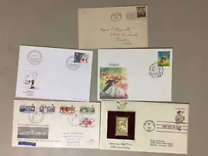 Five RED CROSS fdc - Picture 1 of 1