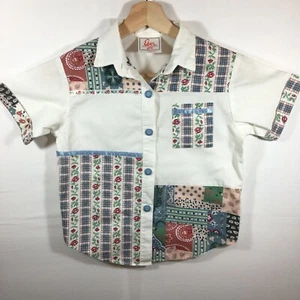 Eber Girl Button Up Short Sleeve Girl's Shirt - Picture 1 of 10