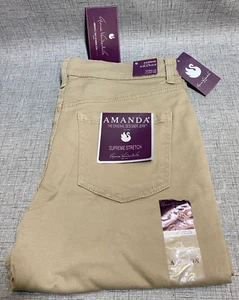 NWT Gloria Vanderbilt Amanda Jeans Heritage Fit Tapered Leg Classic Rise Size 8A - Picture 1 of 9