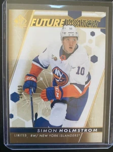 Simon Holmstrom 2022-23 RC-Future Watch SP Authentic #192 NY Islanders 39/99 - Picture 1 of 2