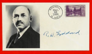 Dr Robert Goddard collector envelope w original period 1935 stamp *OP1415 - Picture 1 of 1