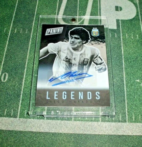 Panini The National Legends 2017 Diego Maradona automático extremadamente raro ssp cabra 🙂 - Imagen 1 de 2