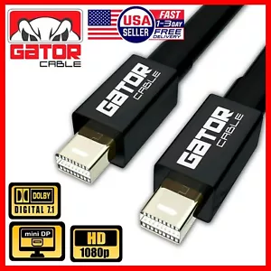 Mini DisplayPort to Mini DisplayPort Cable DP 1.2 Audio Video 4K@60Hz Data 6FT - Picture 1 of 13