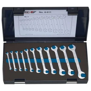 Gedore Combination Spanner Set, Small, 11-Piece 4.5-13.0mm 8-011 - Picture 1 of 1