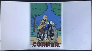 TINTIN Présentoir pour Pin’s Corner format ouvert 62 X 33 cm Très bon état - Foto 1 di 2