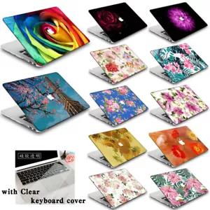 For Macbook Air 13" A3240 15 Inch A3241 M4 2025 Flower Hard Case+Keyboard Cover - Picture 1 of 29