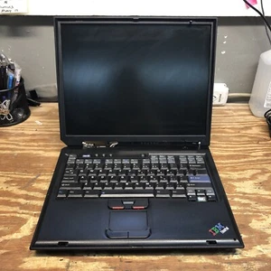 IBM Thinkpad R40 14.1” Black Laptop READ - Picture 1 of 5