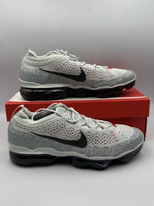 Size 10.5 - Nike Air VaporMax 2023 Flyknit Light Silver Smoke Grey-NEW IN BOX - Picture 1 of 5