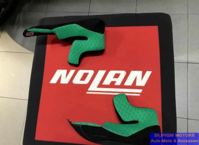 NOLAN -X-LITE Guanciali Racing Per X-Lite X802/R/RR/RULTRA/RRULTRA TG M-L 40mm STD TG L Green
