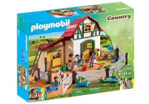 Playmobil 5684 Pony Farm Horses Toy Set Stable Barn Paddock w/Figures NEW - Picture 1 of 1