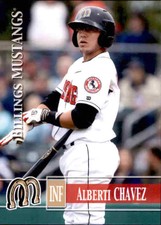 2014 Billings Mustangs Grandstand #8 Alberti Chavez Maracaibo Venezuela VZ Card