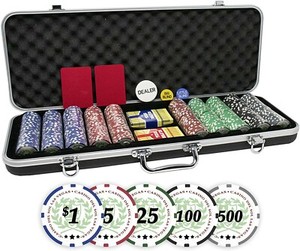 DA VINCI Casino Del Sol Poker Chip Set (500 chips)