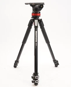 Manfrotto 502 Fluid Head with 055 Tripod - Picture 1 of 4