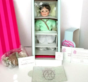 NEW NRFB + RARE MARIE OSMOND MINT CHIP ~ ICE CREAM KIDS PORCELAIN DOLL COA #702 - Picture 1 of 9