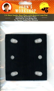 Placa base de lijadora Makita BO4555 con gancho y almohadilla de bucle - Imagen 1 de 3