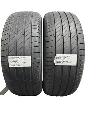 2 PNEUMATICI USATI 195/55 R 16 87H MICHELIN ESTIVO 4 MM DOT 3020 GOMME USATE - Immagine 1 di 4