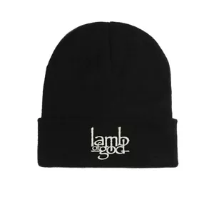Lamb Of God Funny Embroidered Beanie Hat Winter Autumn Cap Soft Warm Wear - Picture 1 of 3