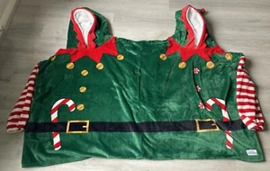 PRIMARK CHRISTMAS ELF DOUBLE BUDDIE 2 PERSON SNUDDIE OODIE ADULT ONE SIZE XMAS N - Picture 1 of 17