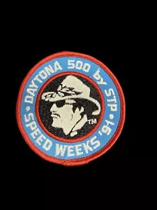 "Parche Daytona 500 por STP Speed Weeks '91 3,5"" Richard Petty en el centro" - Imagen 1 de 2