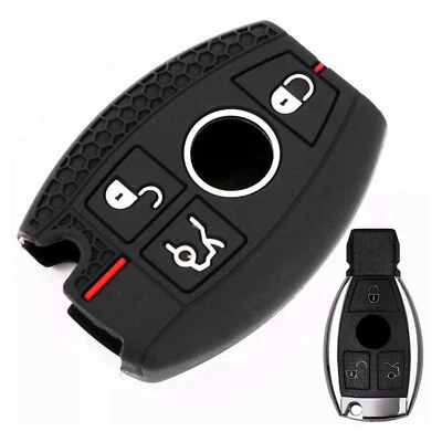 For Mercedes Benz A B C E S Class 3 Button Remote Key Cover Case Shell NEW - Image 1 of 4
