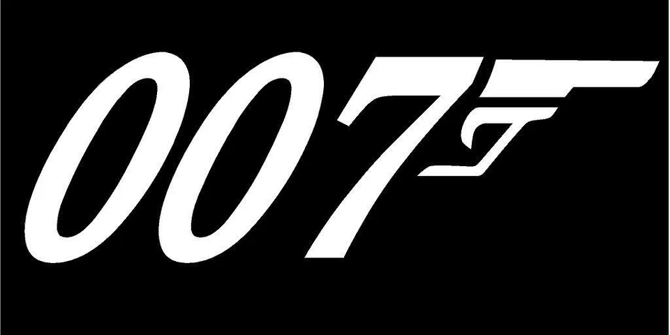 007 James Bond Vinyl Decal hero car truck fun sticker window outside - Image 1 of 1