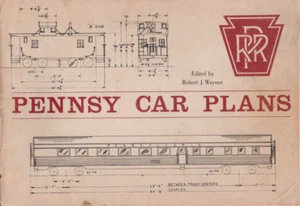PENNSY AUTOPLÄNE (PENNSYLVANIA RR) TRADE PB, 1969, WAYNER, 99 EISENBAHNWAGENPLÄNE - Bild 1 von 7
