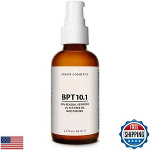 BPT10 Acne Treatment Moisturizer | 10% Benzoyl Peroxide 1% Tea Tree Oil | 55% - Picture 1 of 5