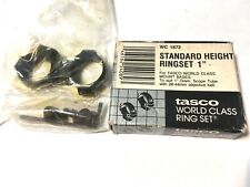 Tasco World Class WC1872 Gloss 1" Standard Height Steel Scope Ring Set