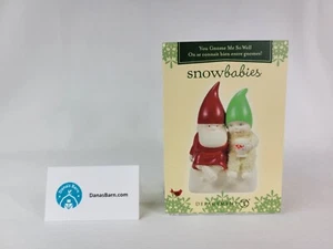 Department 56 Snowbabies You Gnome Me So Well Figurine - Picture 1 of 10