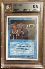BGS Unlimited Time Walk BGS 8.5 Magic Near-Mint+ MTG POWER 9 - 3/4 Sub Grades 9+