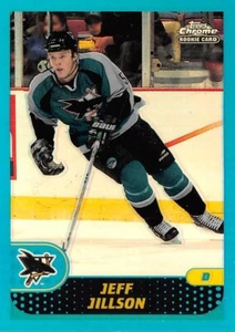 2001-02 Topps Chrome Refractors #162 Jeff Jillson ** SJ Sharks ** - Picture 1 of 2