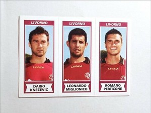PANINI 2010/11 LIVORNO DARIO KNEZEVIC FOOTBALLERS FIGURE n 544 NEW VELINA